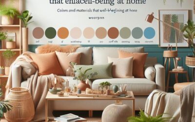 Colori e materiali che migliorano il benessere in casa